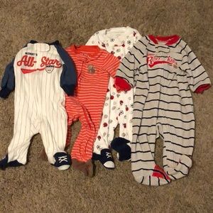 Baby boy footie pajamas